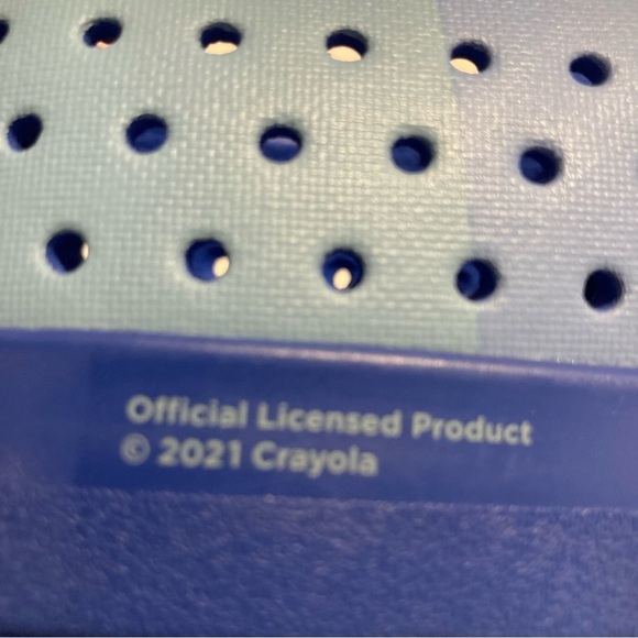 NATIVE Sz 9 Crayola  Jefferson Block Niblet Gradient Blue Slip On Fun Shoes NEW - Picture 7 of 11